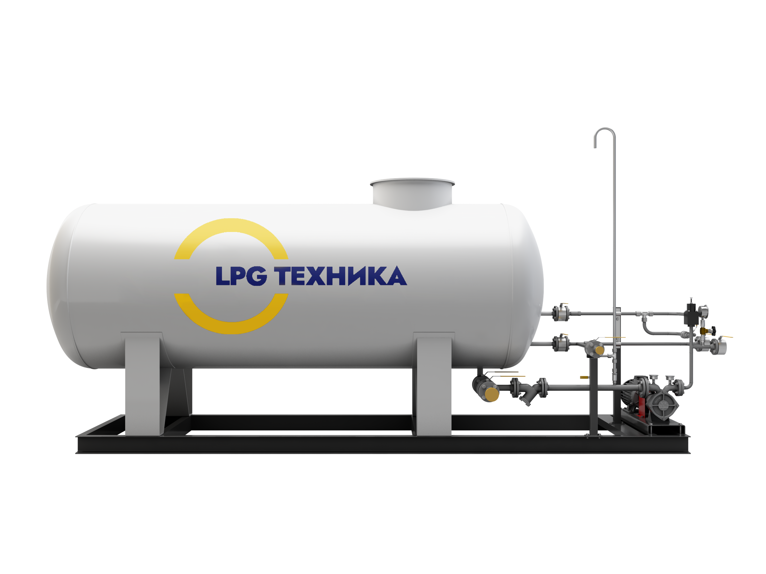 C одной емкостью объемом 4,6 м³