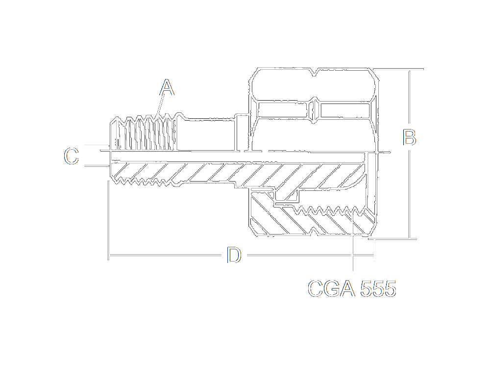 Шарнирные адаптеры RegO CGA 555